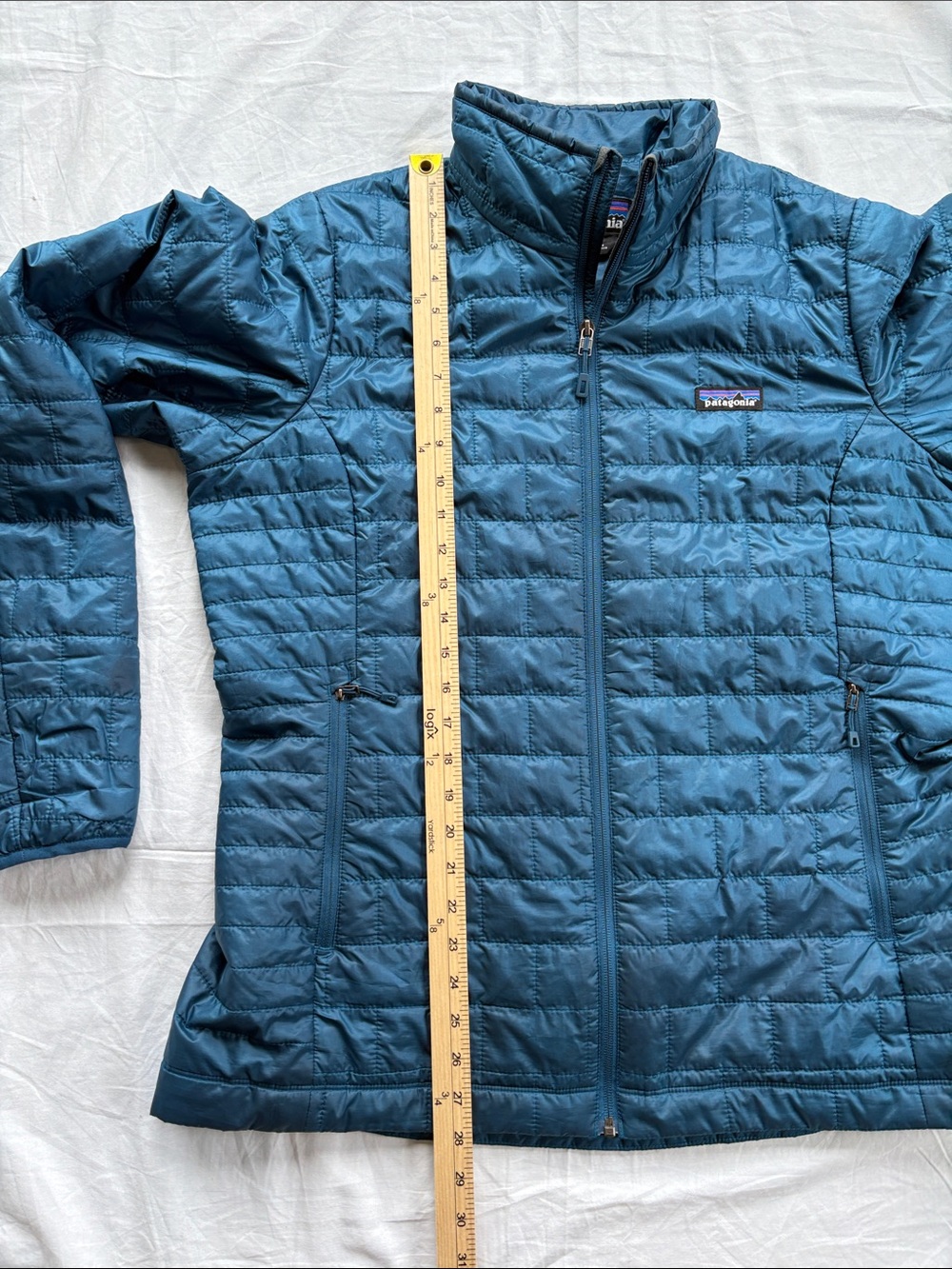 Patagonia Nanopuff Quilted Lightweight Jacket Womens XL Teal - Picture 8 of 10